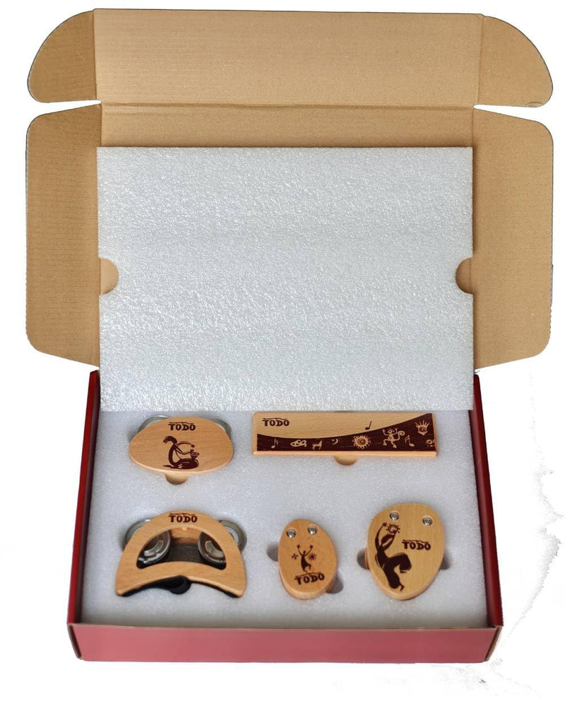 TODO Afro Cajon Accessory: Upgrade Cajon Drum Box Experience with Versatile Components Perfect for Enhancing Your Beats and Rhythm Brown-Accessories