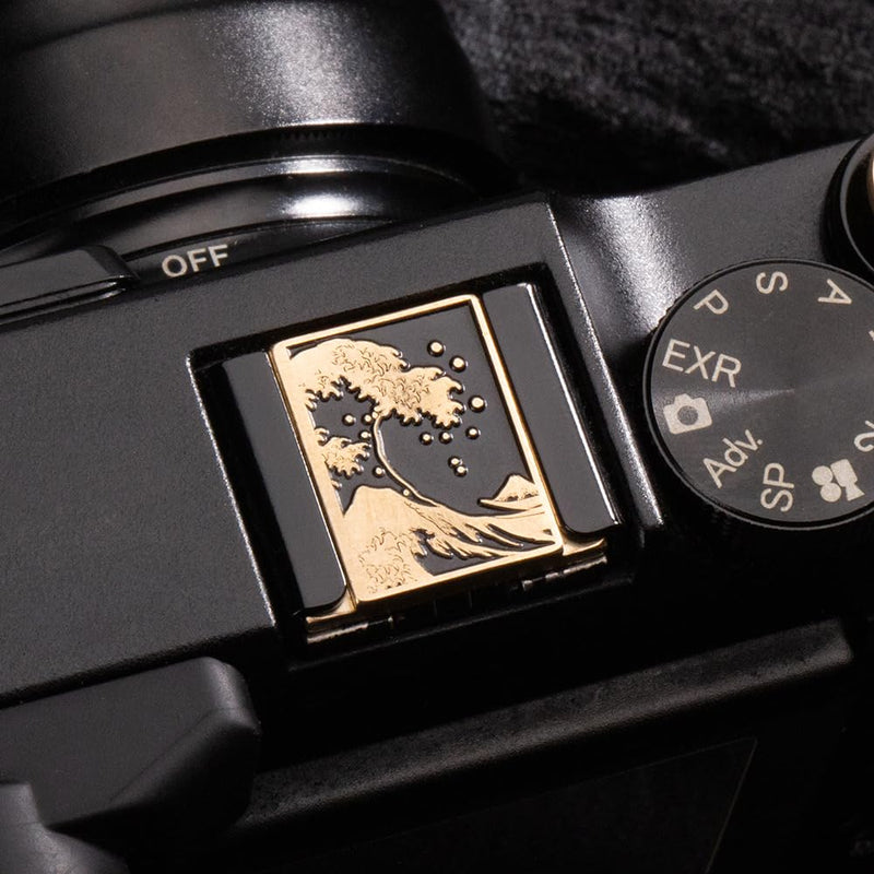 [AUSTRALIA] - Camera hot Shoe Cover and Shutter Buttons Soft Shutter Release Button - Compatible with Fuji xt5 xt50 xt30 xt200 xt100 xpro2 xpro3 (fsh bass Cover) Copper Alloy-Cover 