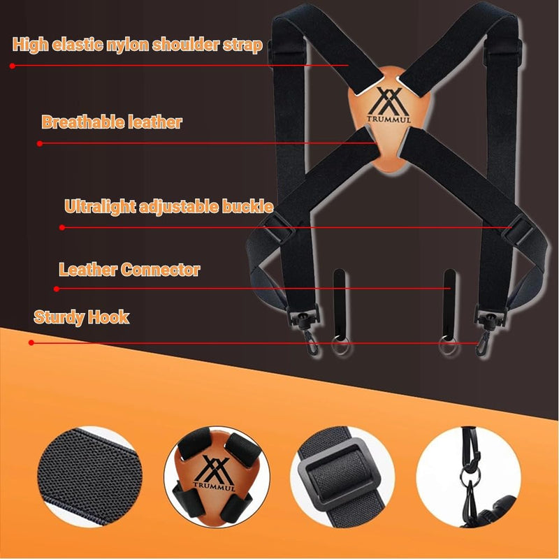 [AUSTRALIA] - Binocular Harness Strap Best Chest Harness Strap for Hunters Photographers and Golfers (Black) 