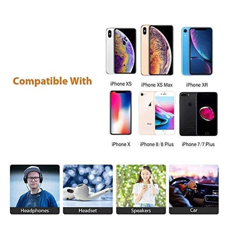 [Apple MFi Certified] 2 Pack for iPhone 3.5mm Headphones Adapter, Lightning to 3.5 mm Headphone/Earphone Jack Converter Audio Aux Adapter Dongle Compatible with iPhone 14 13 12 11 Pro XR XS Max X 8 7…
