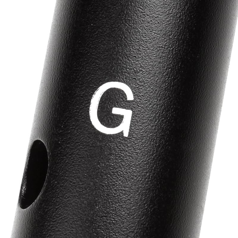 Metal Xiao Flute Classical Vertical Musical Instrument Aluminum Two Section XIAO with Mouth Piece Professional Flute for Beginner (Key G) Key G