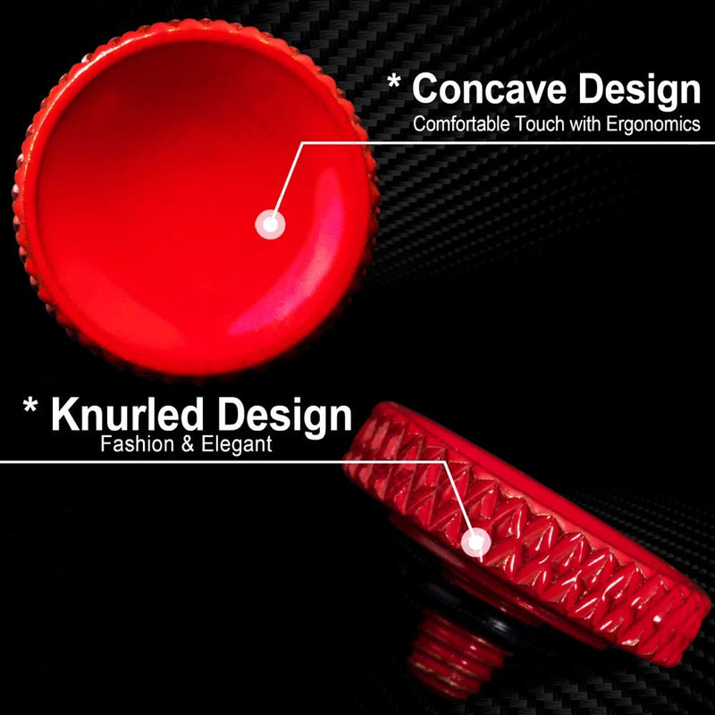 Camera Shutter Button (2 Pack/Red) Upscale and Delicate Soft Shutter Release Button Red