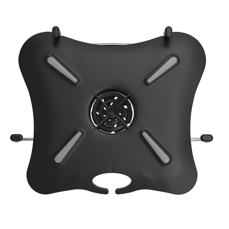 Add-On Laptop Cooling Fan Pad – CTA Add-On Digital USB-Powered Cooling Pad Fan with VESA-Compatible Laptop Holder for Laptops 7" to 15" - Black - (ADD-LTPCF)