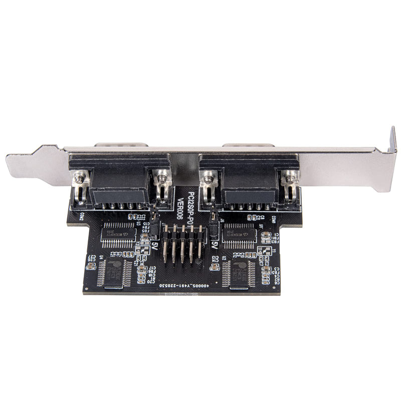 SilverStone Technology ECD01 Internal USB 2.0 to Dual RS232 Serial Port Adapter, SST-ECD01