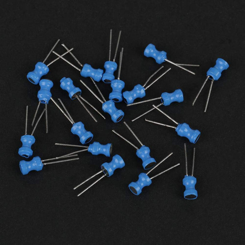 Inductors 10uH-10mH 12 Values Choke Coils Assorted Kit Electronic Inductors With Special Guide Pin Structure Small Vertical Inductors Take Up Less Space