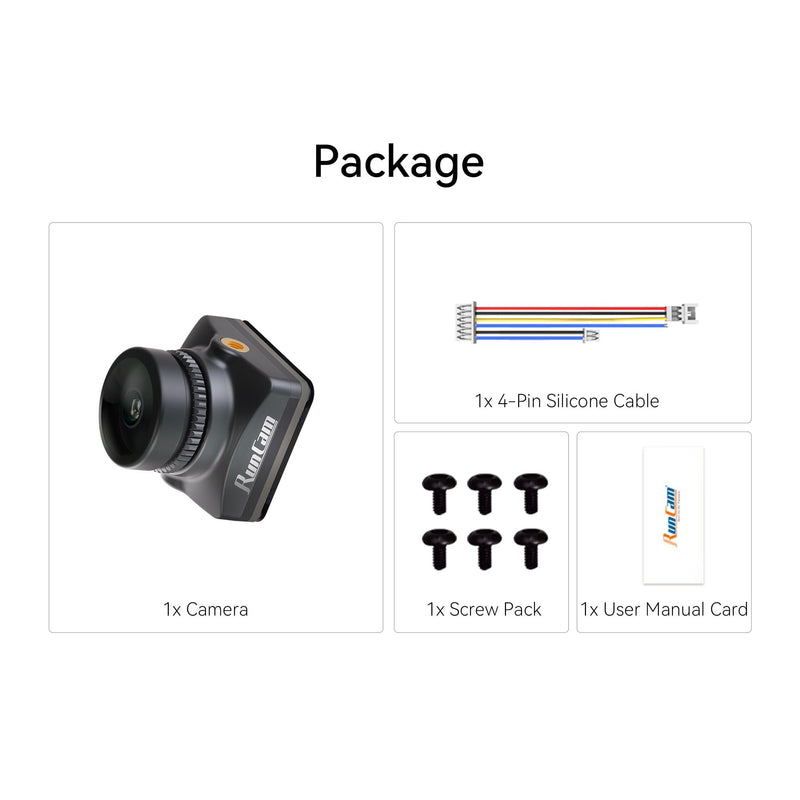FPV Camera RunCam Phoenix 2 SPV5 - Special Edition Micro Drone Camera with Lens Hood 5.8ghz FOV160°Global WDR 8.6g for RC FPV Car Plane Racing Drone