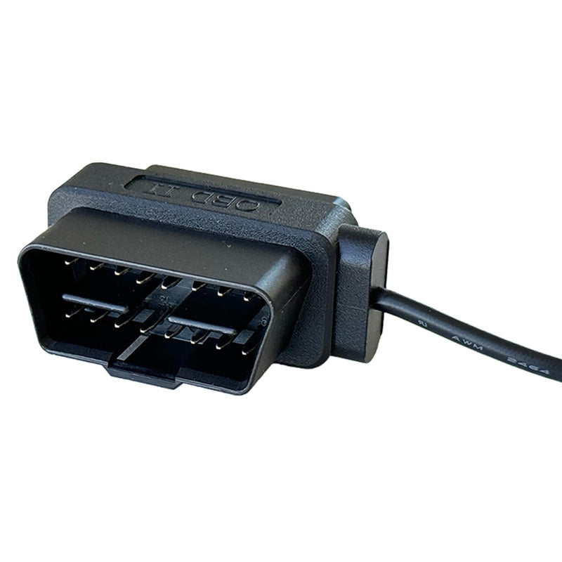 Cobra 2.5A DIY Hardwire Kit, OBDII to USB-C/Micro-USB with 15ft Cable | Compatible With SC 400D, SC 250R and Other Dash Cam Models