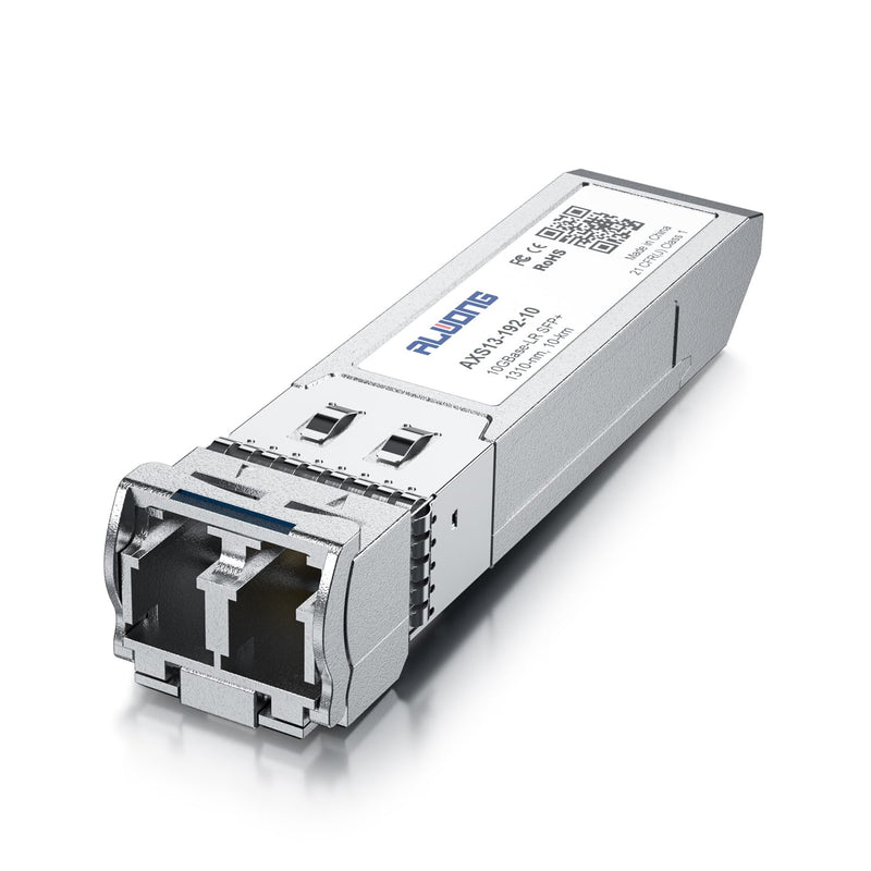 SFP+ to LC 10Gbase-LR Transceiver for Cisco SFP-10G-LR, Pack of 2 | 10G 1310nm SingleMode Module, Ideal for data center & server links, up to 10km, for Ubiquiti, Mikrotik, TP-Link etc 10G-LR