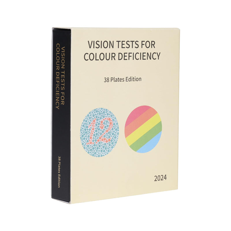Aist Optics Ishihara Test Chart Books Color Vision Test Book with 38 Plates