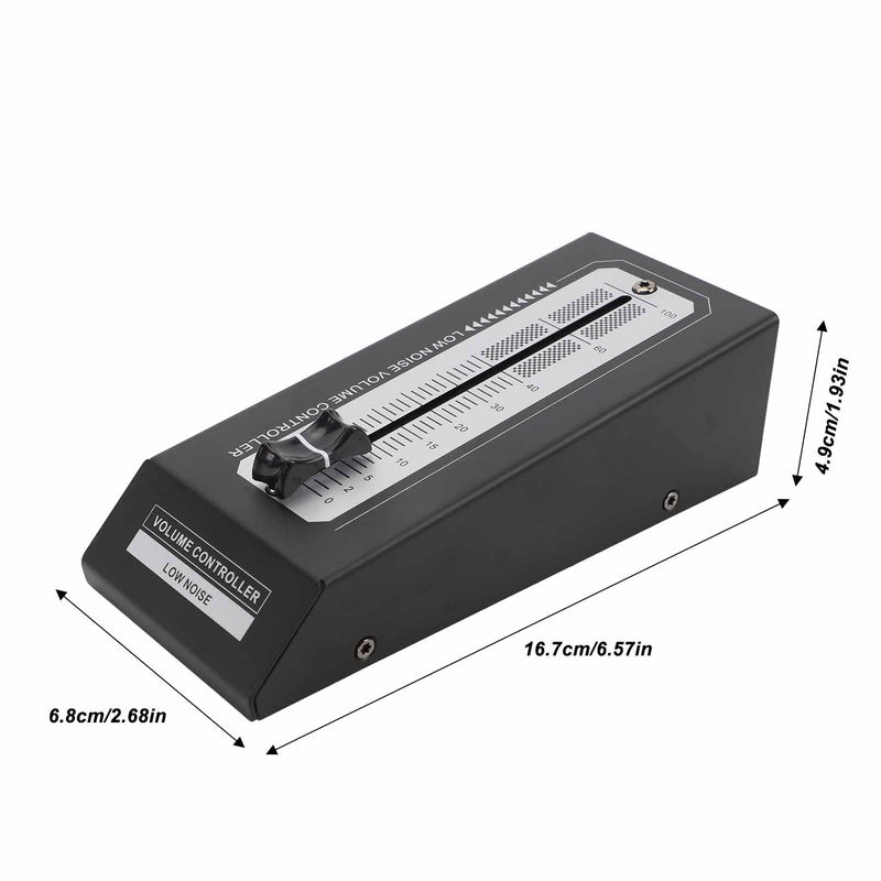 [AUSTRALIA] - Passive Volume Controller Metal Audio Preamp Speaker Volume Controller for Home Studio Hi-Fi Systems Clear Sound Preamp Adjuster Plug & Play 