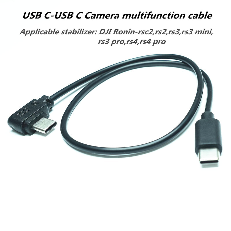 USB C cable For DJi Stabilizer Ronin Multi-function camera control type c- type c usb Multifunctional connection cable shutter release connection cable for sony/canon/nikon/fuji (USB-C 35cm) USB-C