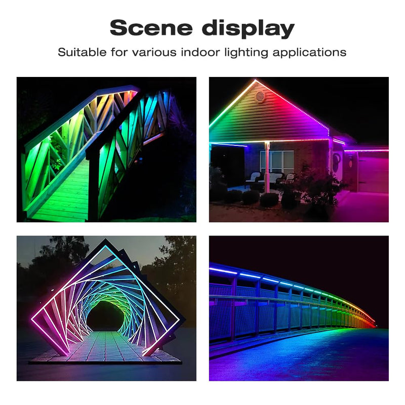 GLEDOPTO WLED Strip Controller LED Lighs Over 100 Dynamic Lighting Modes DIY WiFi APP Control 800 IC RGB RGBW for WS2812B WS2811 SK6812 TM1814 WS2813 WS2815 Addressable LED Light Strip