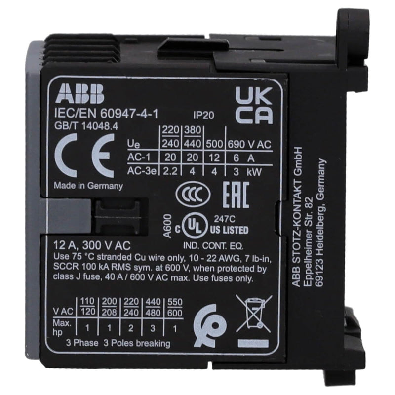 ABB Stotz Schütz 220-240V B 6-30-01 220V50Hz
