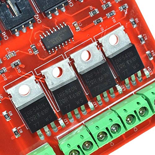 2pcs Four Channel 4 Way MOSFET Button IRF540 V4.0 + MOSFET Switching Module