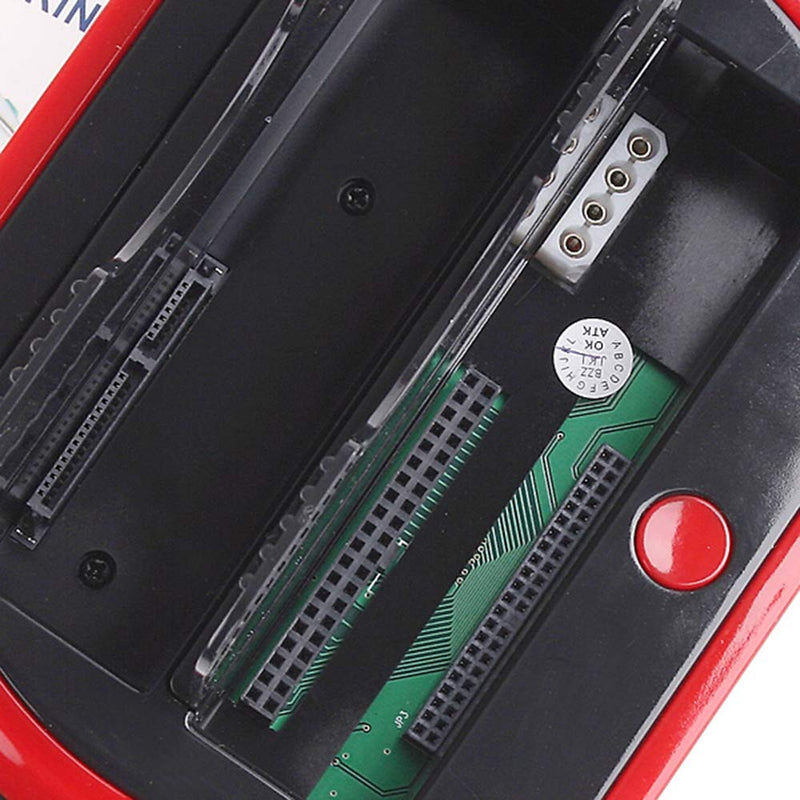 Multifunctional Hard Disk Base 2.5/3.5 inch IDE/SATA Mobile Hard Disk Base Dual-bay HDD Docking Station US Plug