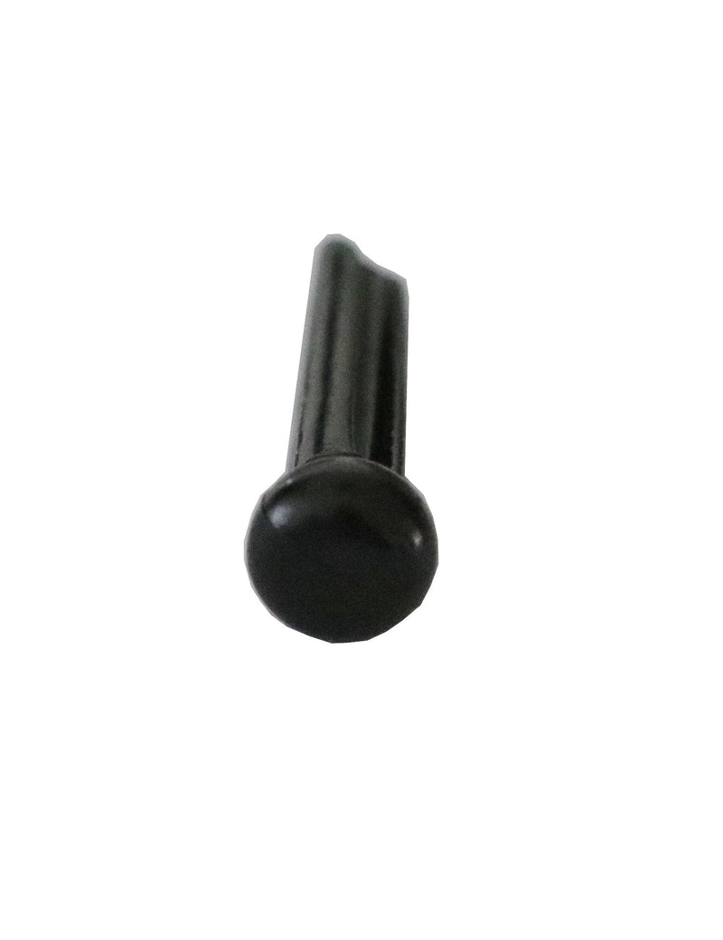 Metallor Guitar Bridge Pins String Pegs for Acoustic Guitar Parts Replacement Set of 6 Pieces Black.