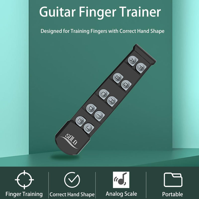 Guitar Finger Trainer Hand Shape Exerciser Teaching Aid Practice Tool Guitar Scale Assistant Improve Dexterity Develop Calluses Guitar Trainer