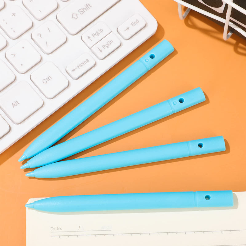 4.5 Inch Replacement Stylus Drawing Pen 4 Pieces Toddler Drawing Tablet Pens Kids' Electronics Pens with 4 Hanging Rope for LCD Writing Tablet (Blue) Blue
