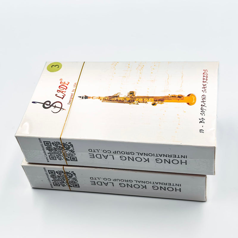 10PCS Soprano Saxophone Reeds for Soprano Sax Strength 3 Strength 3.0