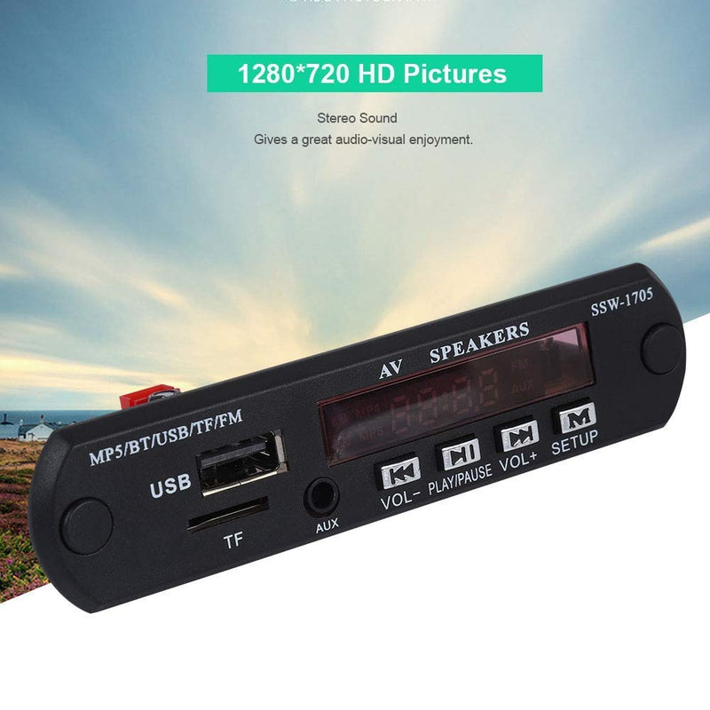[AUSTRALIA] - MP5 Player 1280 * 720 HD MP5 Player Stereo Bluetooth Audio Player with Remote Control Support FM AUX Input 