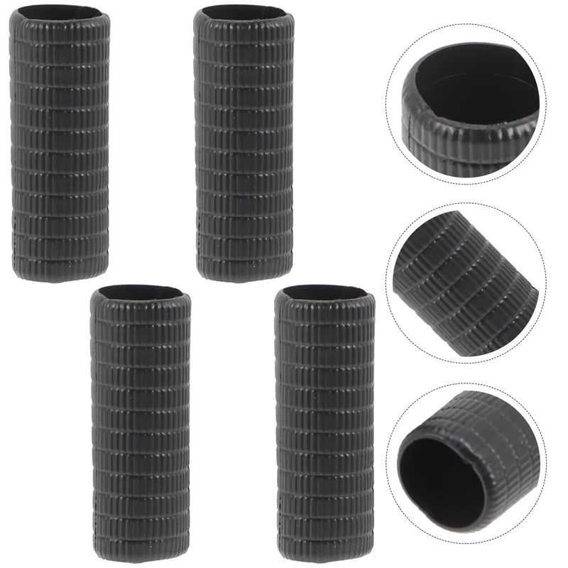SUPVOX 4pcs Cello Bow Grip Rubber Violin Posture Correction Grasp Bow Pose Orthotics Tools General Violin Accessories 3x1cm