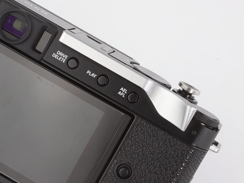 [AUSTRALIA] - Haoge THB-X4S Hand Grip Metal Hot Shoe Thumb Up Rest for Fujifilm Fuji X-E4 Camera Silver 