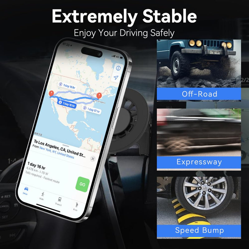 CLEC Fits for Magsafe Car Phone Holder Mount for Toyota Camry 2021-2024 Magnetic Phone Holder Adjustable for Car Vent for iPhone 17/16/15/14/13/12 Series Magsafe Case All Phones