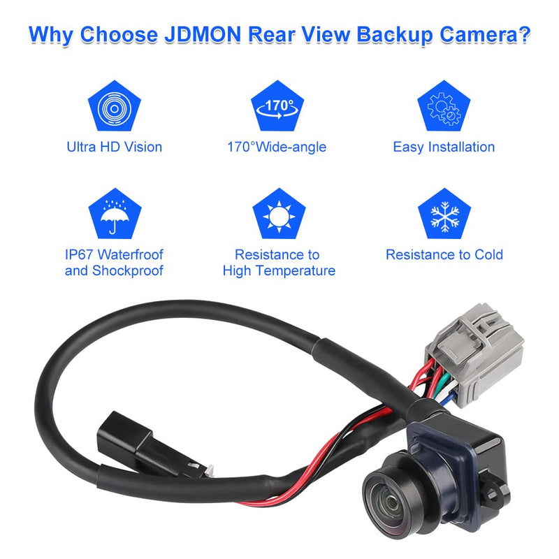 590-143 Backup Park Assist Camera Compatible with Dodge Journey 2012-2020 | Rear View Back up Camera Replacement for 56054158AB 56054158AC 56054158AD