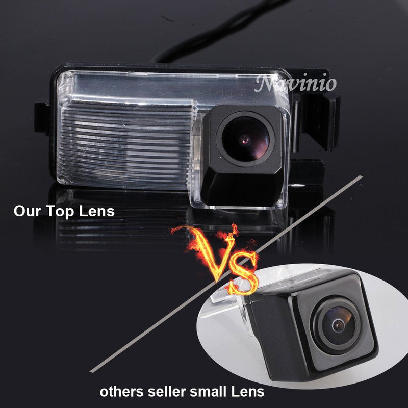 1280 * 720 Pixels car Rear View Backup Camera Parking Vehicle Camera Replacement for Nissan Tiida Hatchback Livina Skyline R35 GTR/250GT Fairlady 350Z/370Z Cube GENISS Waterproof Night Vision