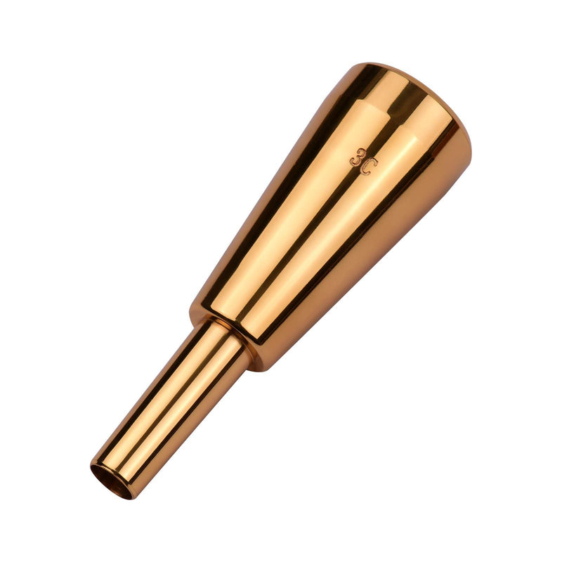3C Trumpet Mouthpiece Megatone Thickened Heavier Mouthpiece Instrument Accessory with Bright Color for Standard Trumpets