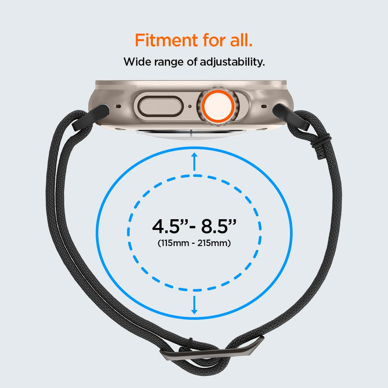 Spigen Lite Fit Ultra Band and Thin Fit 360 Designed for Apple Watch Ultra3/Ultra2/Apple Watch Ultra 49mm