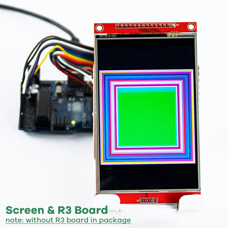 LAFVIN 4.0 Inch TFT LCD Touch Display Shield Module 480 x 320 SPI Serial ST7796S with Touch Pen Compatible with Arduino