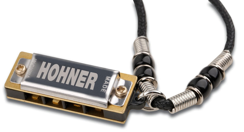 HOHNER Mini Harmonica Necklace Black black (black 19-3911tcx)