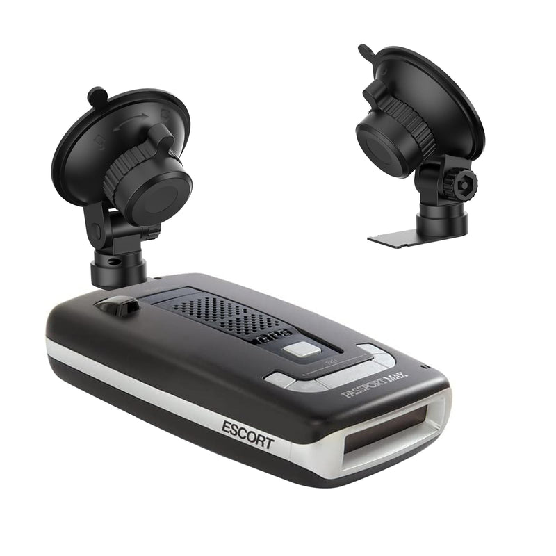 Windshield Radar Detector Mount, Suitable for Escort MAX, MAX 2, 2015-2019 MAX360 Radar Suction Cup Mounting Base, with Sliding Plate Connection(Not Applicable to MAX 3 and MAX360C Model