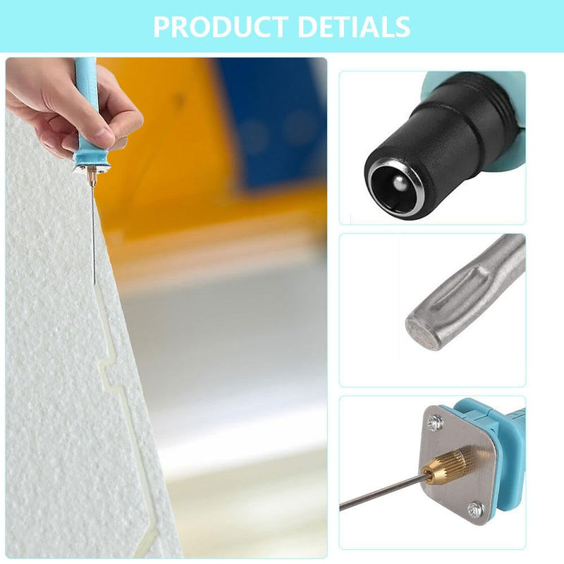 ZOYDP Polystyrene Cutter Hot Wire Cutter, AC110-240V Styrofoam Cutter, 10 cm Styrofoam Cutter, Foam Cutter for Cutting Edges, Heat Cutting Engraving Pen