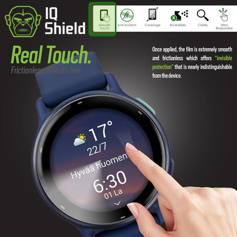 IQShield Screen Protector Compatible with Garmin Vivoactive 5 (6-Pack) Anti-Bubble Clear Film