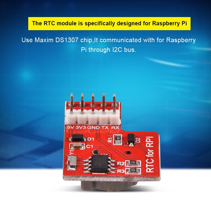 [AUSTRALIA] - Topiky DS1307 Module Precision RTC Real Time Clock Memory Module Precise Time Clock Module for 3/2 Model B 