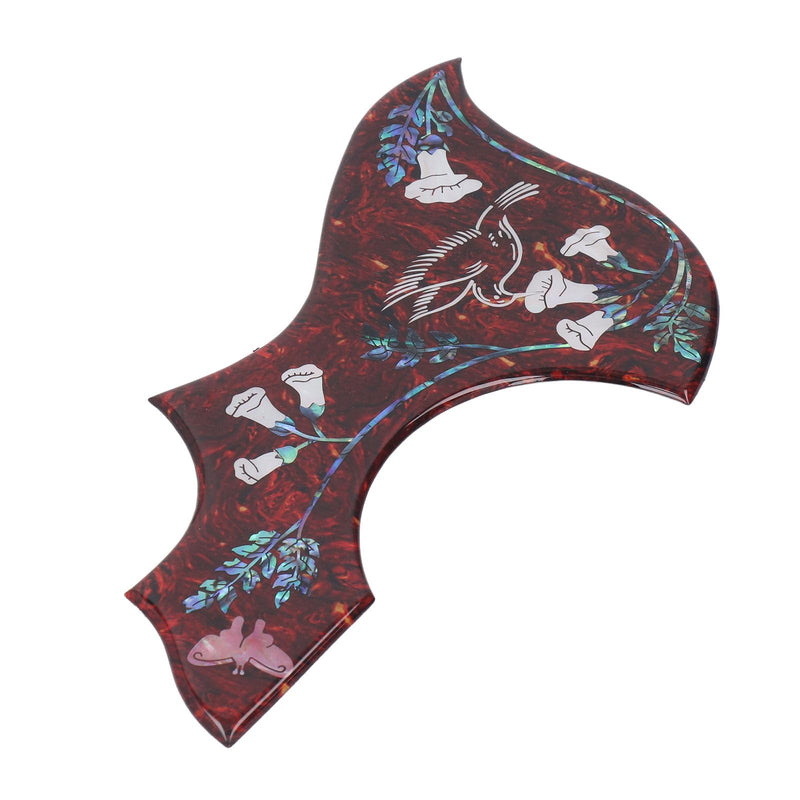 Hummingbird Acoustic Guitar Pickguard, Self Adhesive, Anti Scratch Guitar Plate, 2mm Thick, Guitar Pick Guard for Standard Size Guitars