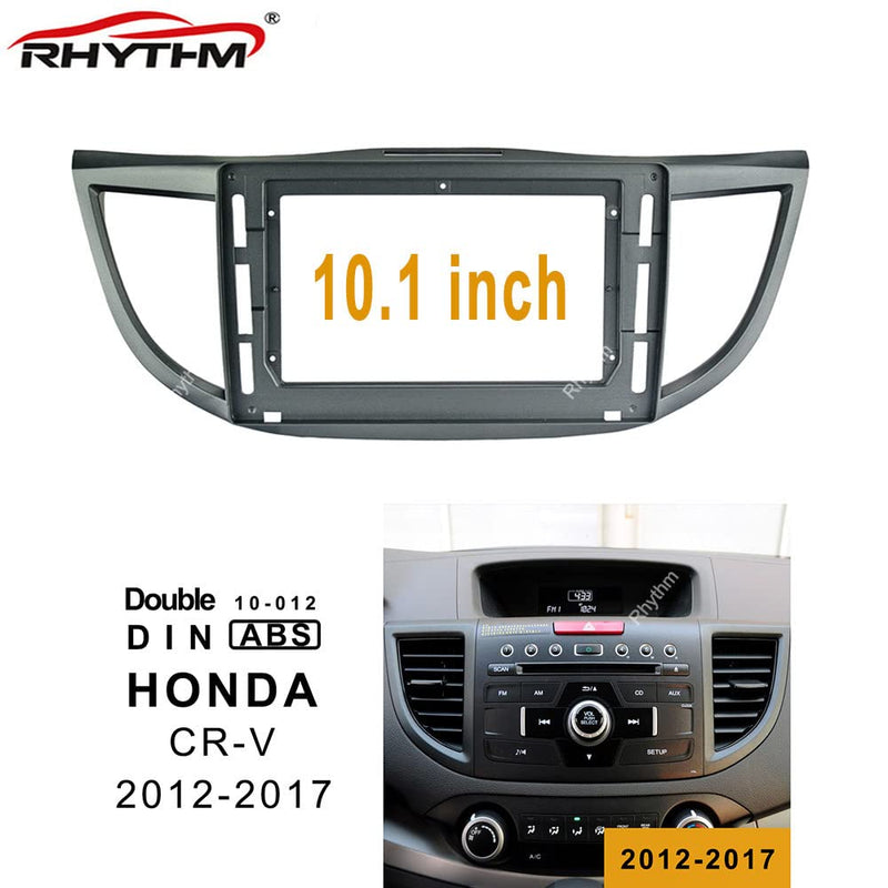 10.1inch 2DIN Installation Dash Kit fits for Honda CRV 2012-2017 Aftermarket Android Car Radio Stereo Mounting Fascia Panel Black-10.1