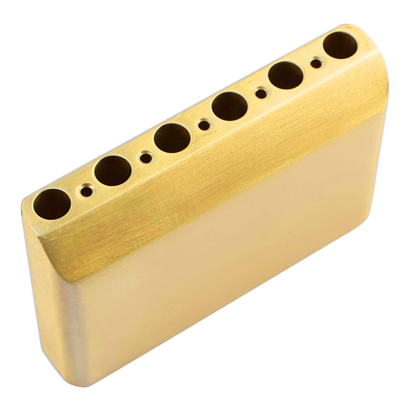 [AUSTRALIA] - Brass Electric Guitar Bridge Block 10.8mm Tremolo Bridge Block Compatible with Start ST 6-string Electric Guitar Replacement Parts（64mm×40mm×14mm） 10.8 Brass Style A 