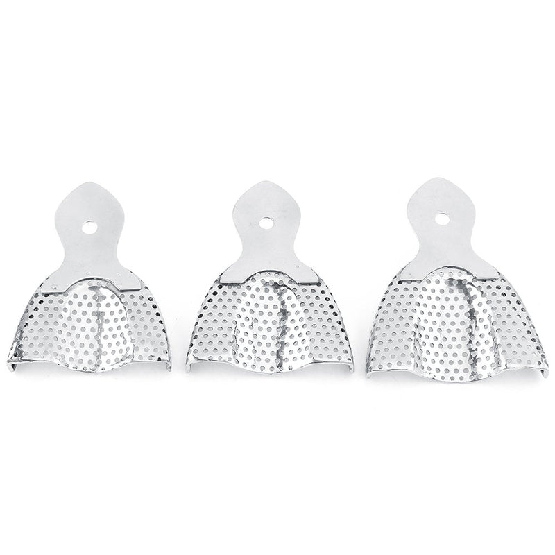 Wincal Dental Trays - 6 Pieces Stainless Steel Autoclavable Tooth Trays Impression Tray Upper & Lower Dental Trays, Dental Imprint Trays, Autoclavable Impression Tray