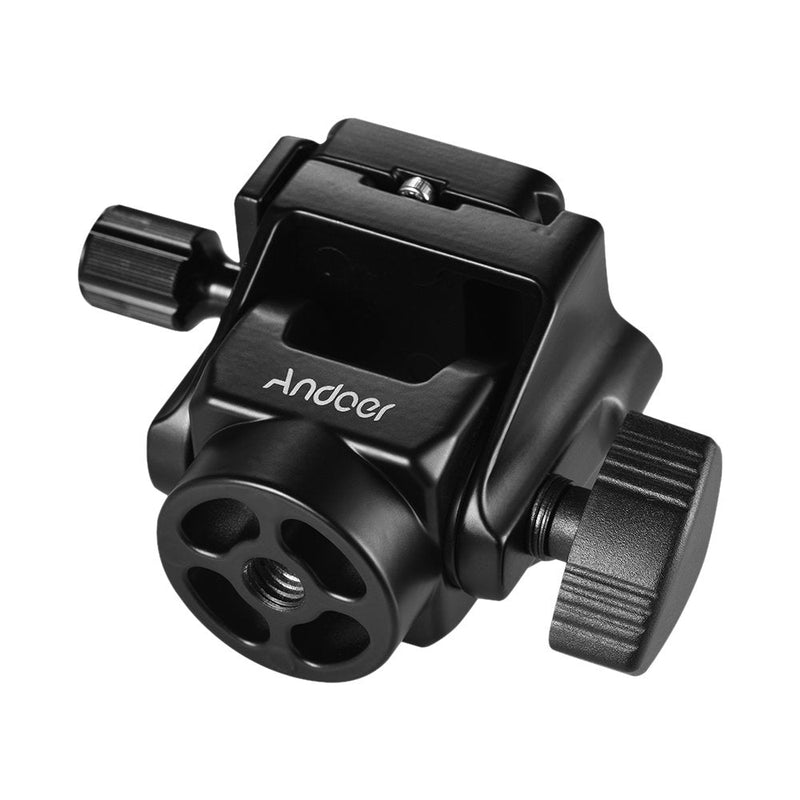 Andoer M-12 Monopod Tilt Head Panoramic Head Telephoto Bird Watching with Quick Release Plate