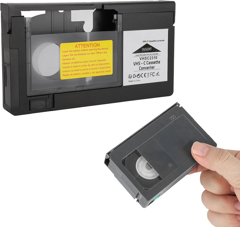 [AUSTRALIA] - Original Factory Sealed My Needle Store Cassette Adapter for Camcorders SVHS VHS-C to VHS – Ideal for VCR Player, VHS Tapes, Video Cassette Player and VHS to Digital Converting. 