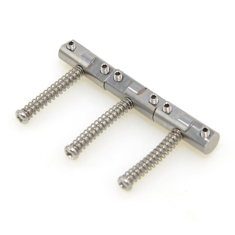 Titanium Alloy Compensated Bridge Saddles 10.8mm Barrel In-Tune Compatible with Fender Telecaster Vintage-Style Tele Bridge Saddle TL Electric Guitar Replacement Part