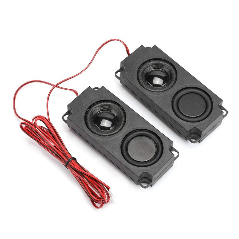 Loudspeaker,8Ω 5W Portable Heavy Bass Audio Cavity 40mm Magnetic Dual Speaker for TV Monitor,High Sensitivity,Great Performance