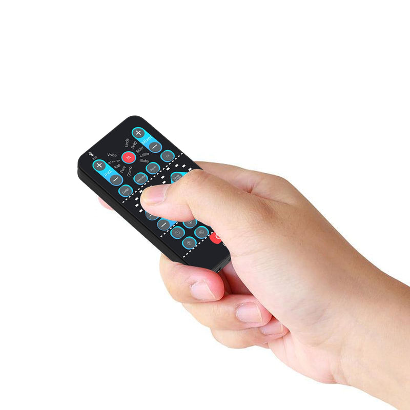 Voice Changer, Portable Handheld Microphone Voice Modulator Disguiser with 8 Sound Effects, Handheld Gaming Recording for Mobile Phone Computer PS4 PS5 Xbox One Games M10