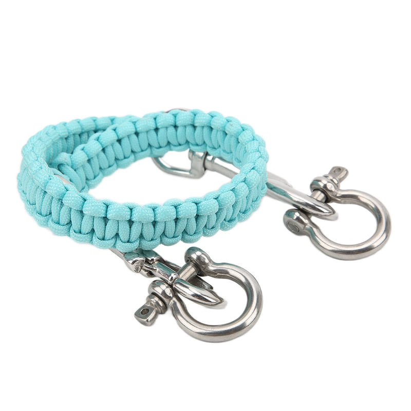 Alomejor Diving Camera Handle Rope Bracket Handle Rope Noctilucence Strong Rustproof Anticorrosion Underwater Camera Carry Lanyard Luminous Blue