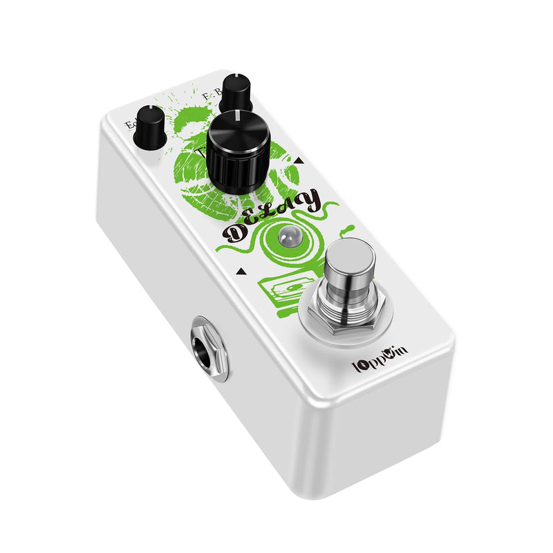 Guitar Pedals, Premium Analog Delay Pedal – Warm, Clean, Smooth Tones with 25ms-600ms Adjustable Range & True Bypass, for Retro Tone Lovers And Live Musicians