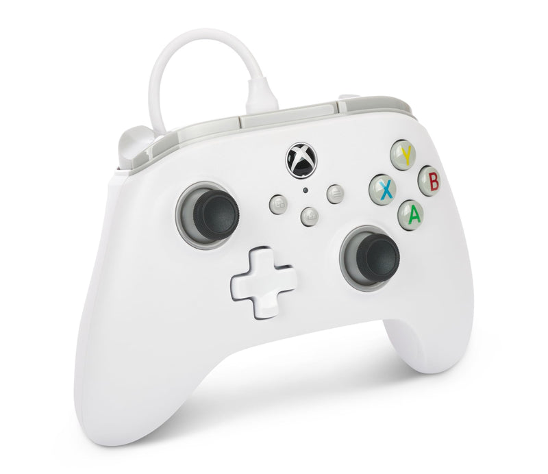 PowerA Wired Controller for Xbox Series X|S - White, gamepad, video game / gaming controller, works with Xbox One