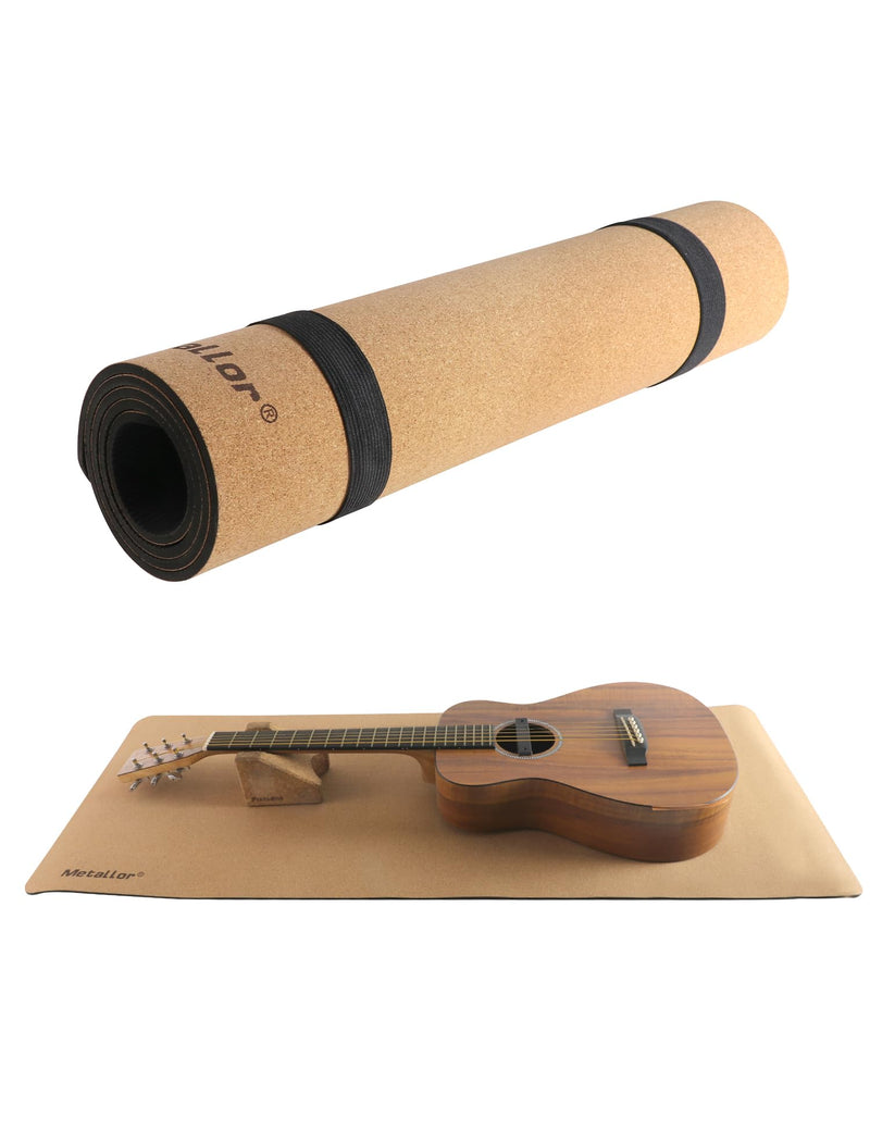 Metallor Guitar Work Mat String Instruments Mat Pad Luthier Workstation Anti-Slip Clean Maintenance Bench Pad for Electric Guitar, Acoustic Guitar, Bass, Banjo, Ukulele, Violin, Mandolin etc.